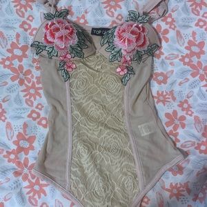 Floral bodysuit